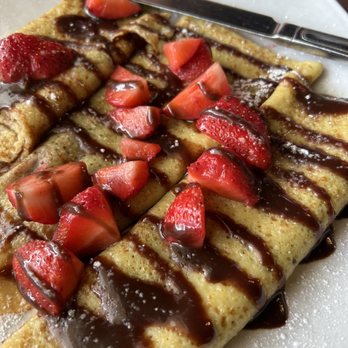 Jelly Cafe - Strawberry Strawberry Banana Nutella Crepe (without banana) - Cafes Near Me - Mount Prospect, Illinois