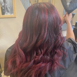 Back of hair Back of hair