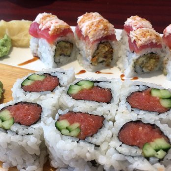 Crystal Fish - Spicy Tuna and Monterey Roll. - Japanese Near Me - Monterey, California