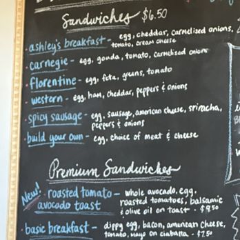Carnegie Coffee - Breakfast menu - Coffee & Tea Near Me - Carnegie, Pennsylvania Carnegie Coffee - Breakfast menu - Coffee & Tea Near Me - Carnegie, Pennsylvania