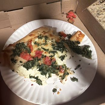 Planet Pizza - Bianca Spinach Tomato - Pizza Near Me - Orlando, Florida