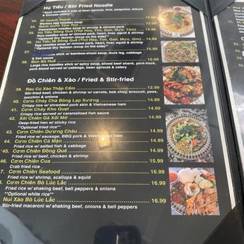 Dong Que - Menu - Vietnamese Near Me - Peoria, Arizona