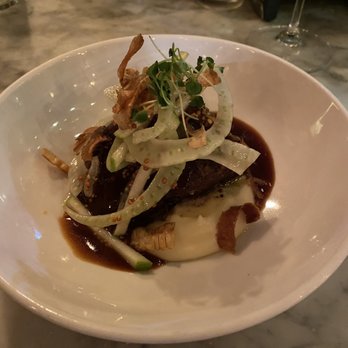 Vertical Detroit - Braised Short Rib was very tasty and incredibly tender! - Wine Bars Near Me - Detroit, Michigan