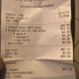 Extra charged
