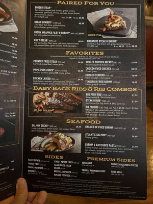 Menu photo 2 Saltgrass Steak House Orlando, FL Menu photo 2 Saltgrass Steak House Orlando, FL
