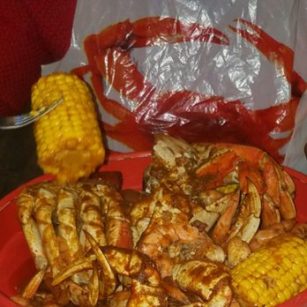Shell Shack - Dungeness crab with corn, sausages and potatoes. - Seafood Near Me - Plano, Texas Shell Shack - Dungeness crab with corn, sausages and potatoes. - Seafood Near Me - Plano, Texas