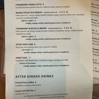 Secret Bao - Dessert Menu 4/2026 - Asian Fusion Near Me - Santa Barbara, California Secret Bao - Dessert Menu 4/2026 - Asian Fusion Near Me - Santa Barbara, California