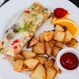 Egg white veggie omelette