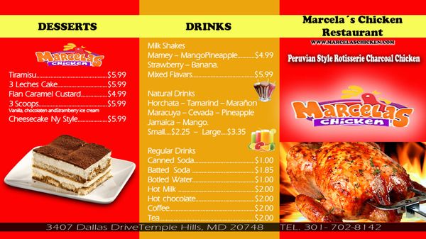 Menu photo 3 Marcela's Chicken Temple Hills, MD
