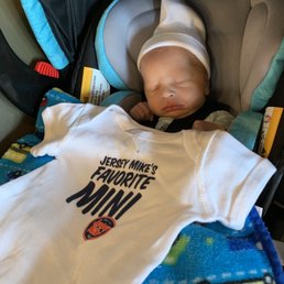 Thanks to jersey mikes generosity and hospitality, went straight here after being discharged from the hospital with my new born son.
