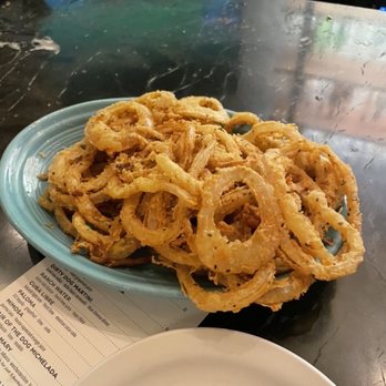 Down On Grayson - Onion rings, order them. - New American Near Me - San Antonio, Texas
