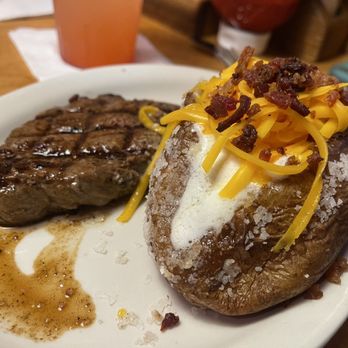 Texas Roadhouse - Sirloin and baked potato. - Steakhouses Near Me - Watertown, New York