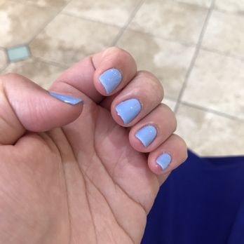 Orchid Nails & Spa - Gel manicure in Lavendar Blue - Nail Salons Near Me - Tonawanda, New York Orchid Nails & Spa - Gel manicure in Lavendar Blue - Nail Salons Near Me - Tonawanda, New York