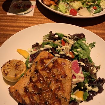 Seasons 52 - Sesame Grilled Salmon Salad, BBQ Chicken Salad - New American Near Me - Columbia, Maryland Seasons 52 - Sesame Grilled Salmon Salad, BBQ Chicken Salad - New American Near Me - Columbia, Maryland