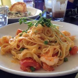 Sea Salt Clovelly - Tagliatelle with prawns