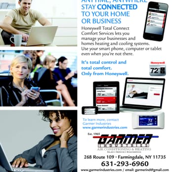 Garmer Industries - Control your air conditioning & heating systems anywhere in the world! - Heating & Air Conditioning/HVAC Near Me - Farmingdale, New York Garmer Industries - Control your air conditioning & heating systems anywhere in the world! - Heating & Air Conditioning/HVAC Near Me - Farmingdale, New York