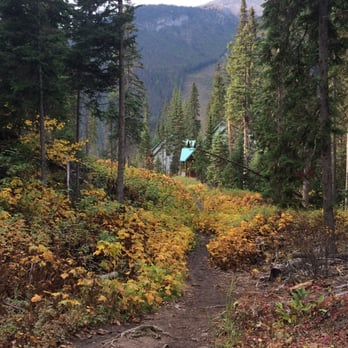 Emerald Lake Lodge - Path leading up to the lodge - Hotels Near Me - Field, British Columbia