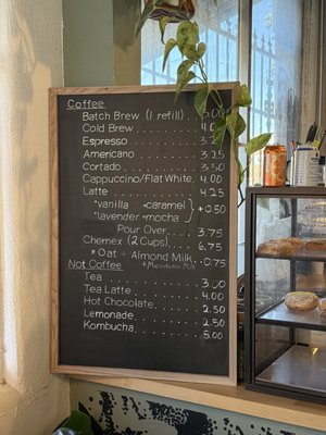 Menu photo 1 Castle Coffee Albuquerque, NM