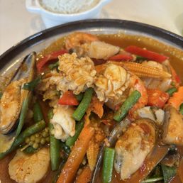 Seafood Pad Cha Seafood Pad Cha