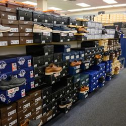 Dress Shoe Section of Store