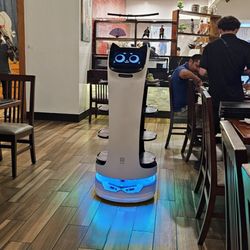 Japan House - Bella, their in house robot