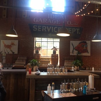 McClintock Distilling - The decor is perfect - feels nice and pays homage to the auto shop it once was... - Distilleries Near Me - Frederick, Maryland