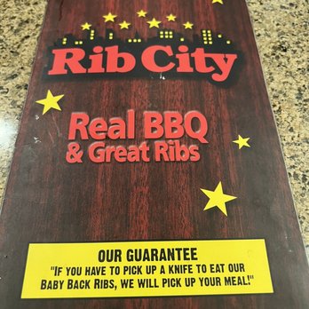 Rib City - Menu Cover - Barbeque Near Me - Cookeville, Tennessee Rib City - Menu Cover - Barbeque Near Me - Cookeville, Tennessee