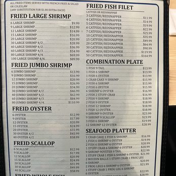 Angleton Seafood - Menu - Seafood Near Me - Angleton, Texas