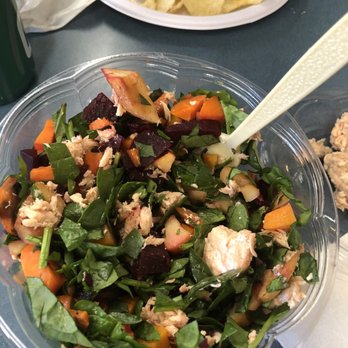 Mac's Cafe - a salad and chips - American Near Me - Ithaca, New York