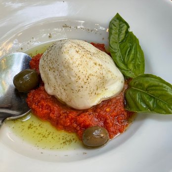 Maccheroni Republic - Burratina con crema di Pomodori Arrostiti - Italian Near Me - Los Angeles, California