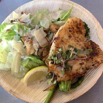 Spearfish Grille - Hog fish Caesar Salad - Seafood Near Me - Sarasota, Florida Spearfish Grille - Hog fish Caesar Salad - Seafood Near Me - Sarasota, Florida