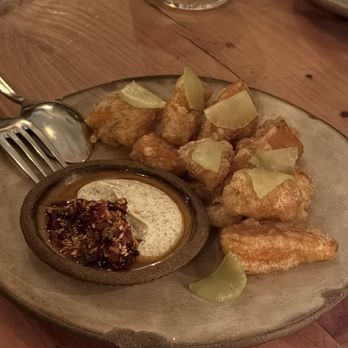 The Progress - tempura koginut squash - New American Near Me - San Francisco, California