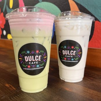 Dulce Cafe - Strawberry horchata matcha & Mazapan latte iced no espresso - Cafes Near Me - Grover Beach, California Dulce Cafe - Strawberry horchata matcha & Mazapan latte iced no espresso - Cafes Near Me - Grover Beach, California