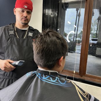 Original Blends Barbershop - Before shot of Eli. - Barbers Near Me - Rancho Cucamonga, California Original Blends Barbershop - Before shot of Eli. - Barbers Near Me - Rancho Cucamonga, California