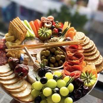 Miami Cheese & Things - The meat and cheese charcuterie platter I ordered for my brother. - Caterers Near Me