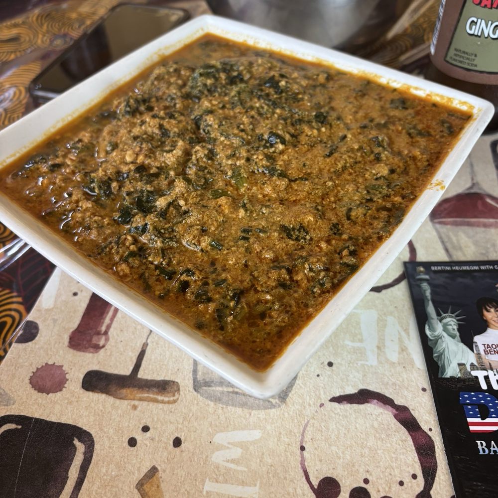 Veronica's Kitchen - Veggie Egusi - African Near Me - Inglewood, California Veronica's Kitchen - Veggie Egusi - African Near Me - Inglewood, California