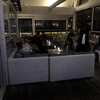 Red 36 - Fire pit tables and casual seating lounge. - Seafood Near Me - Mystic, Connecticut Red 36 - Fire pit tables and casual seating lounge. - Seafood Near Me - Mystic, Connecticut