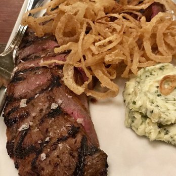 Communal - Steak with fried onions, and herbed butter. - New American Near Me - Provo, Utah Communal - Steak with fried onions, and herbed butter. - New American Near Me - Provo, Utah