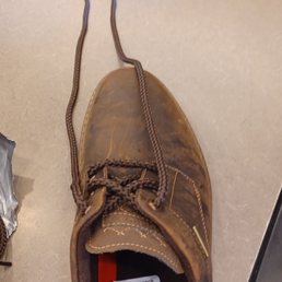 Shoes purchased from website for $79.97....Those laces are for boots, not shoes.