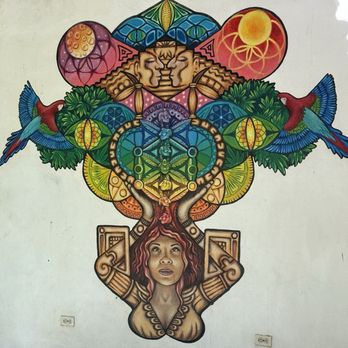 Hotel Okaan - Beautiful mural - Hotels Near Me - Tinum, YUC