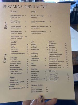 Menu photo 8 Pescaraa Oakville, ON