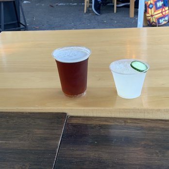 Ox - Our drinks on the serving table - Argentine Near Me - Portland, Oregon