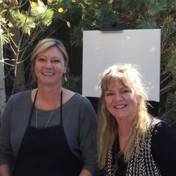 Traveling Canvas Paint Parties - Theresa and Jeannie....the best and sweetest artists in Bend!