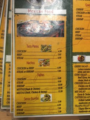 Menu photo 1 Sphinx Restaurant Nashville, TN