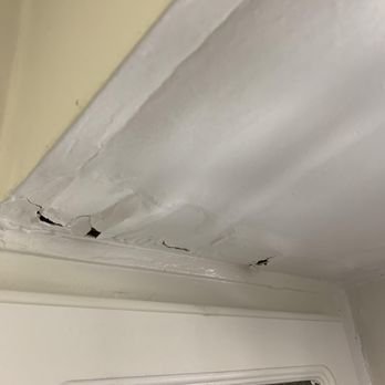Prime Management Group - Kitchen ceiling damage from upstairs toilet leak.Had to BEG! to fix the day before Thanksgiving. Waited almost 7 weeks. - Property Management Near Me - Whittier, California
