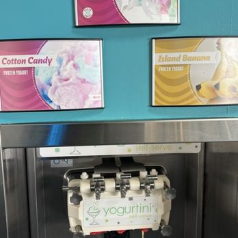 Yogurtini Self-Serve - I tried the Island banana, so gooood - Ice Cream & Frozen Yogurt Near Me - Las Vegas, Nevada Yogurtini Self-Serve - I tried the Island banana, so gooood - Ice Cream & Frozen Yogurt Near Me - Las Vegas, Nevada