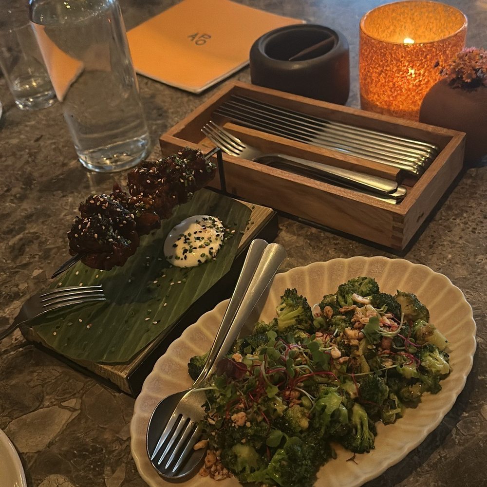 Asian Post Office - Broccoli and BBQ Chicken - Cocktail Bars Near Me - Stockholm, Alberta