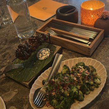 Asian Post Office - Broccoli and BBQ Chicken - Cocktail Bars Near Me - Stockholm, Alberta