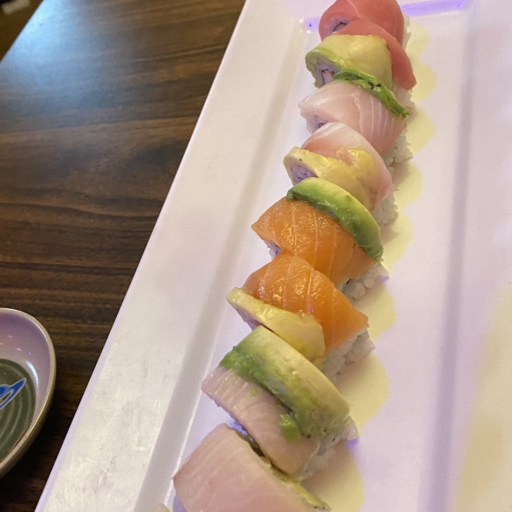 Sushi was ok but the plate was dirty and broken. Not appetizing to eat at all. Sushi was ok but the plate was dirty and broken. Not appetizing to eat at all.