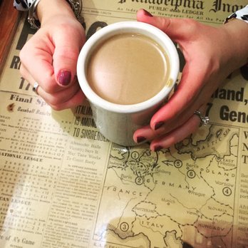 Thinking Cup - Regular roast with homemade hazelnut syrup - Coffee & Tea Near Me - Boston, Massachusetts Thinking Cup - Regular roast with homemade hazelnut syrup - Coffee & Tea Near Me - Boston, Massachusetts
